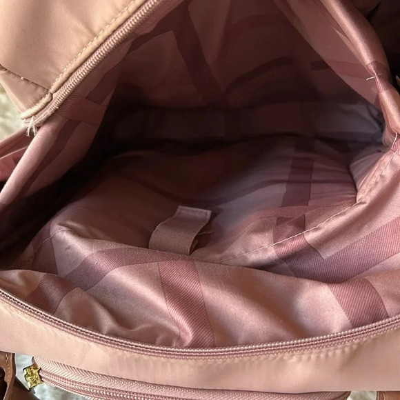 Joy Mangano Pink and Brown Travel Bag - Picture 8 of 15